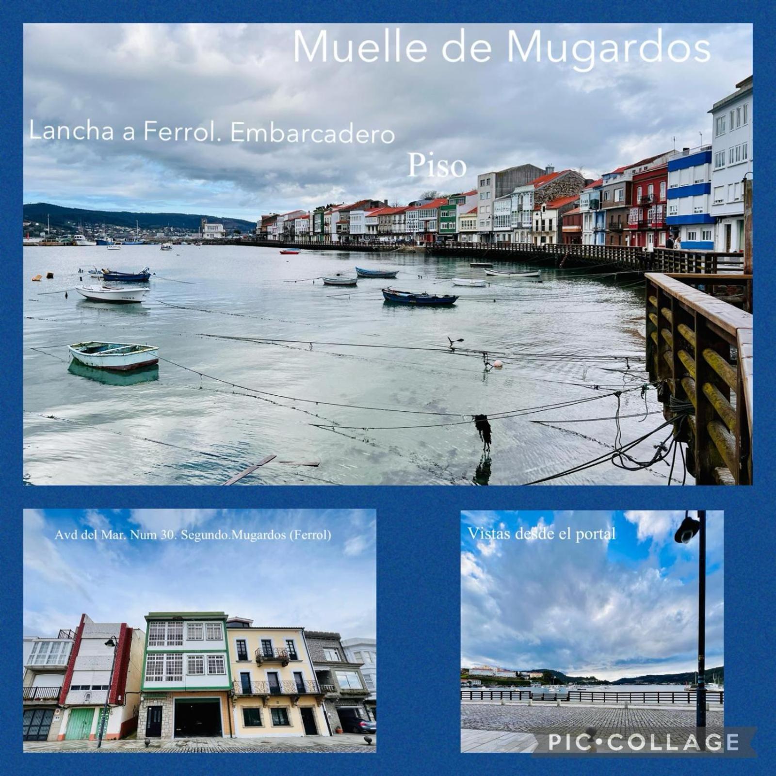 Ferienwohnung Piso En El Puerto Mugardos Exterior foto